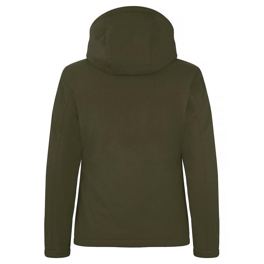 Clique Wattierte Softshelljacke mit Kapuze  