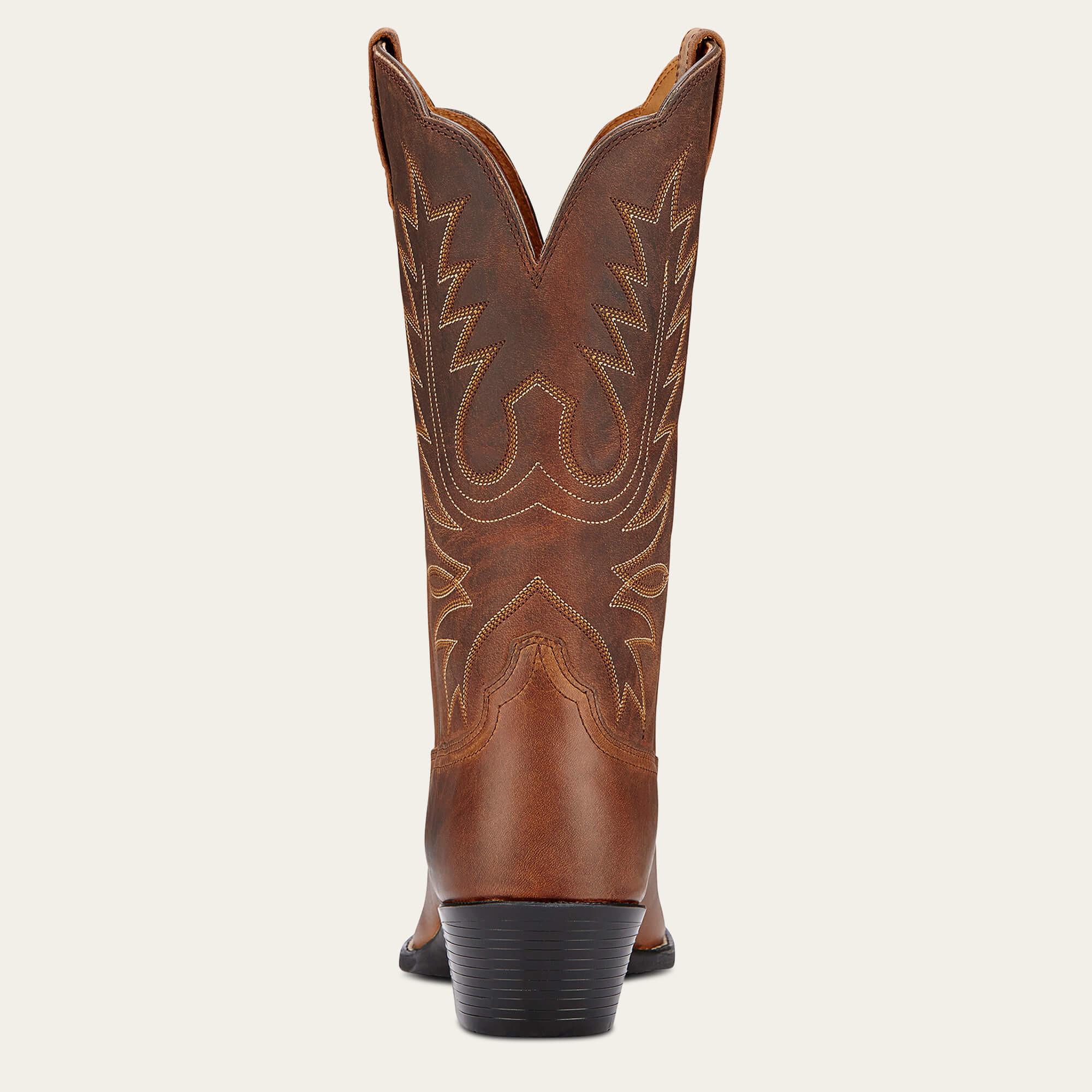 Ariat  westernstiefel aus leder heritage r toe 