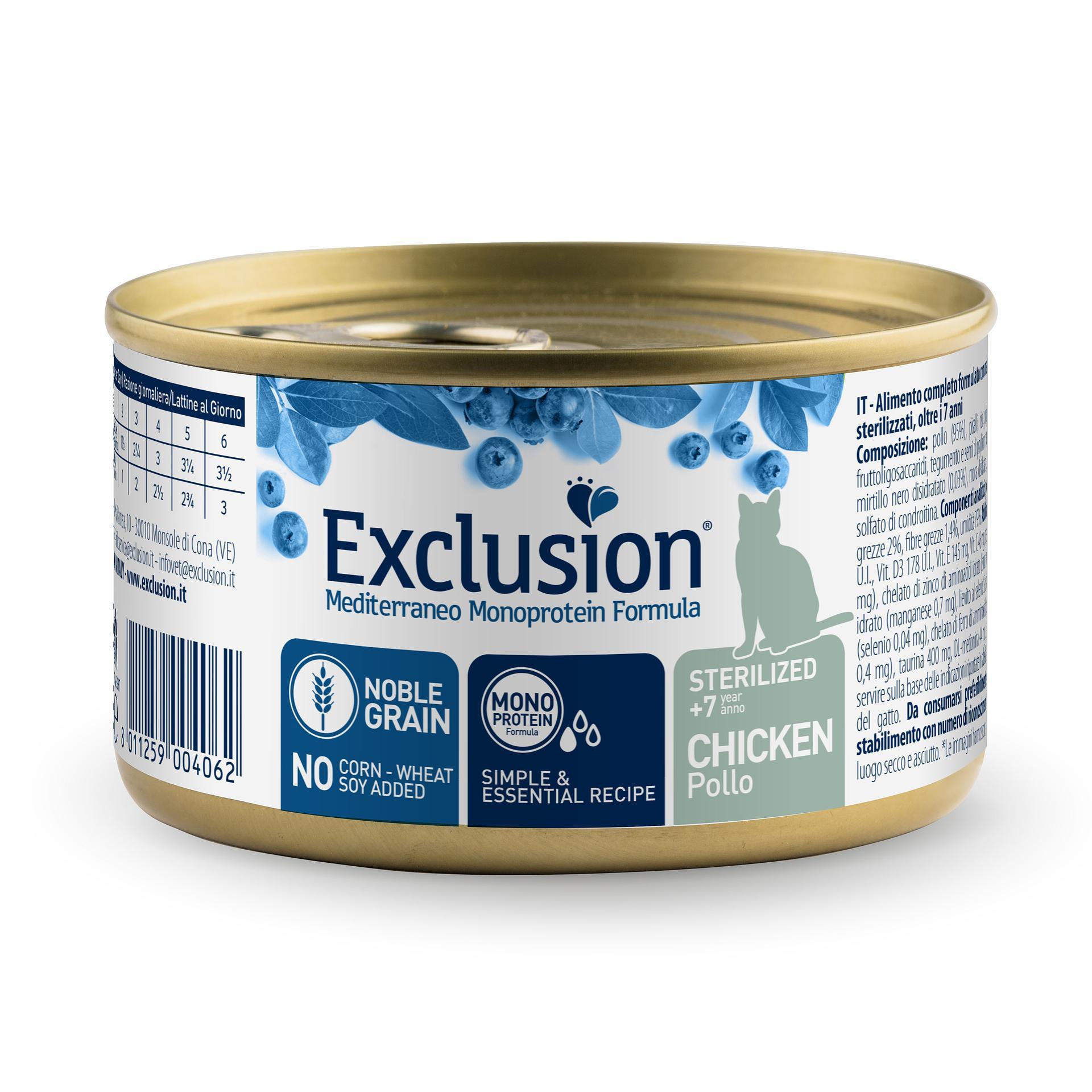 Exclusion  Gatto Senior Sterilizzato - Multipack 