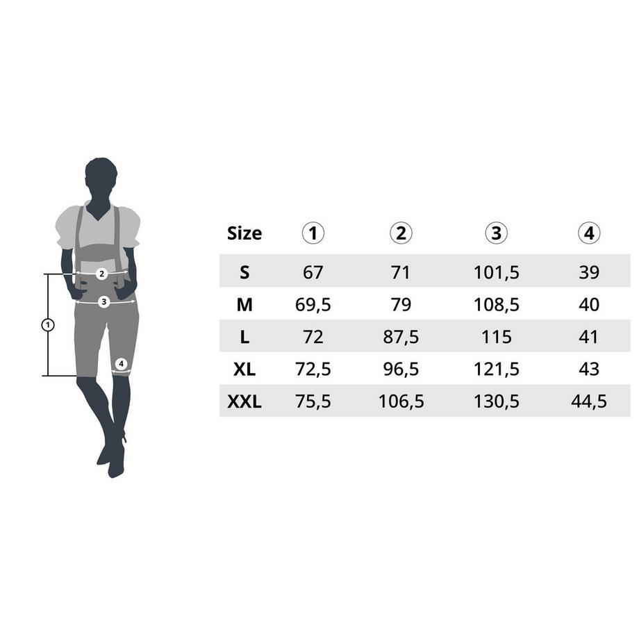 Tectake  Lederhose Walchensee 