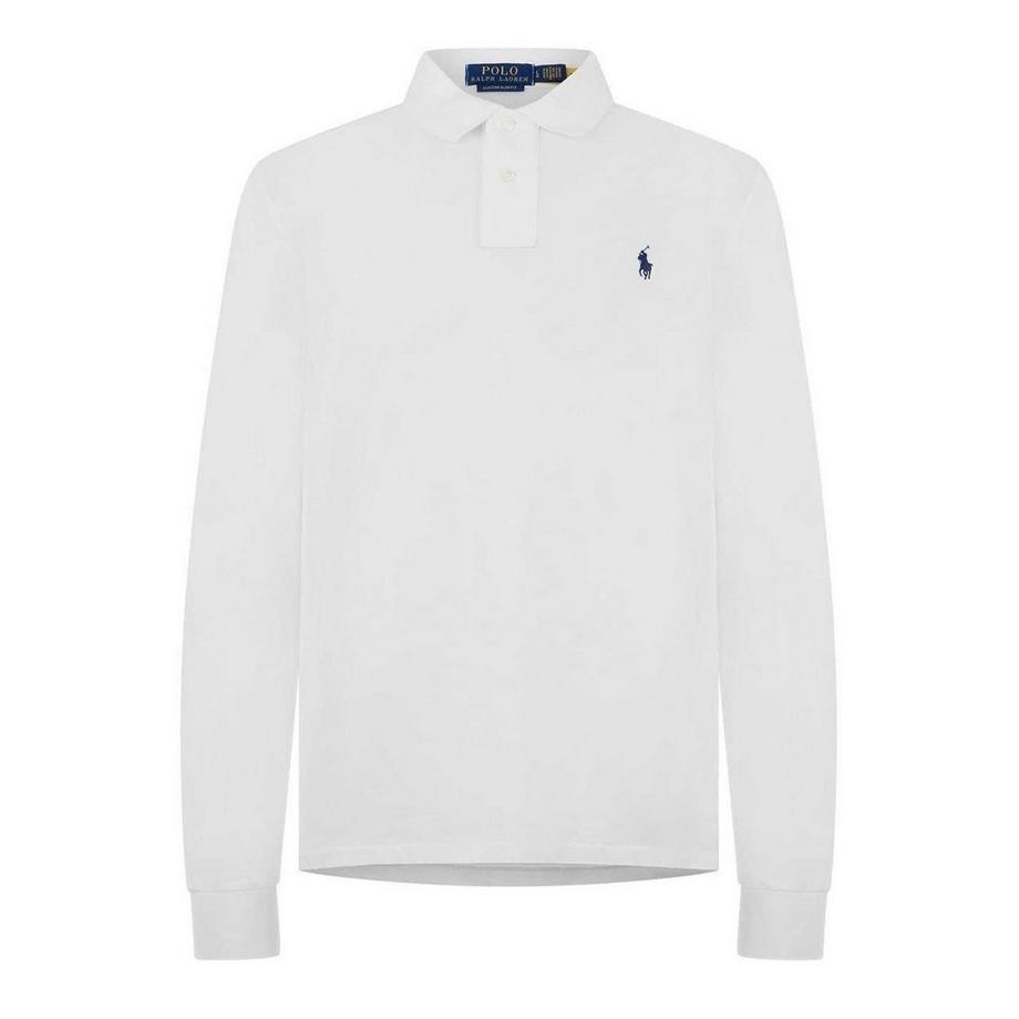 Poloshirt, , Schmal, Langärmlig