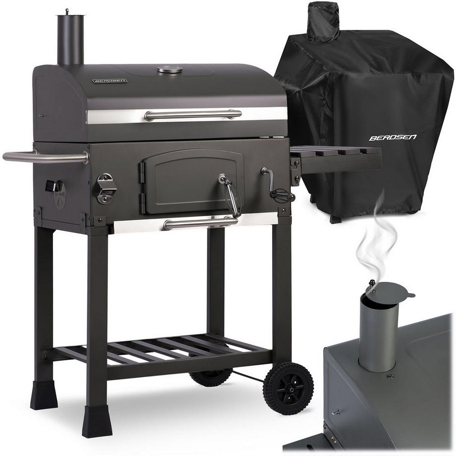 Berdsen BD-891er Holzkohlegrill mit Abdeckung