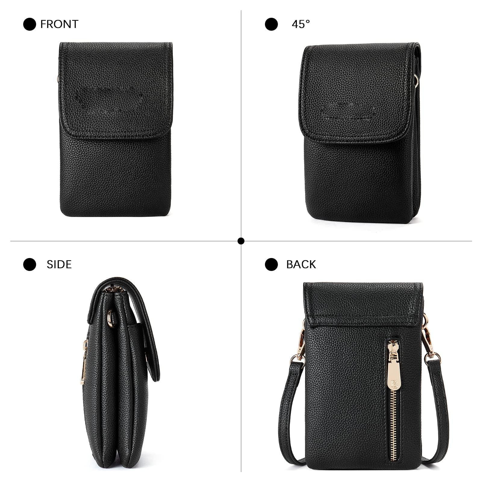 Only-bags.store Sac à bandoulière pour téléphone portable en cuir, sac à bandoulière pour téléphone portable, sac à bandoulière pour téléphone portable avec portefeuille à accrocher autour du cou Sac à bandoulière pour téléphone portable en cuir, sac à bandoulière pour téléphone portable, sac à bandoulière pour téléphone portable avec portefeuille à accrocher autour du cou 