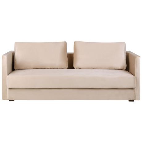 Beliani Schlafsofa aus Samtstoff Modern EKSJO  