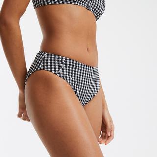 La Redoute Collections Bikini Unterteil mit hohem Bund Vichy Muster  