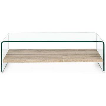 Table basse Kenya en verre 110x55