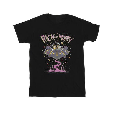 Rick And Morty Rick and Morty T-Shirt Stampa Grafica Astronave  