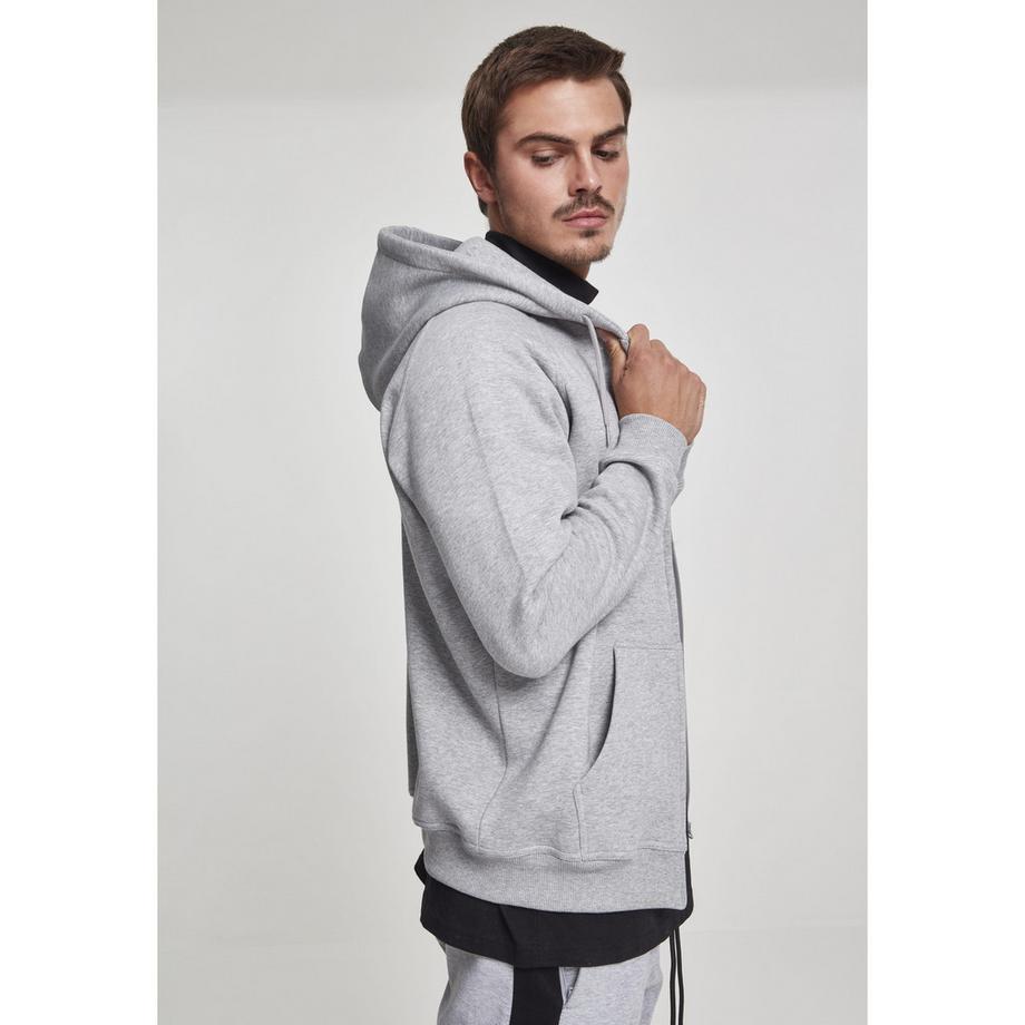 URBAN CLASSICS Zip Baumwoll Hoodie  