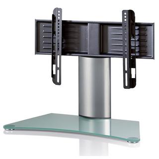 VCM TV Standfuß | Universal TV VESA | Aufsatz Erhöhung | Alu Fernseh Ständer | ESG-Sicherheitsglas | Maße ca. H. 52 x B. 70 x T. 30 cm -  WindoxaMini  