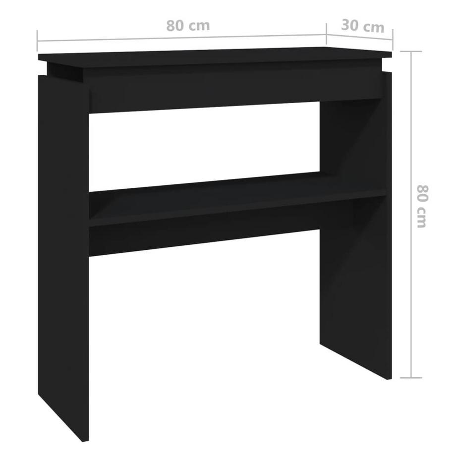 VidaXL Table console bois d'ingénierie  