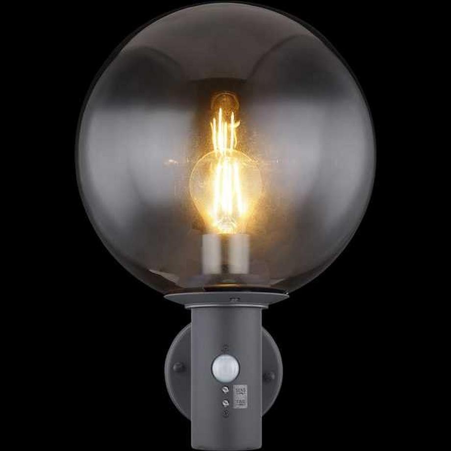 mutoni Lampe d'extérieur Hedwig Inox 1xE27 LED  