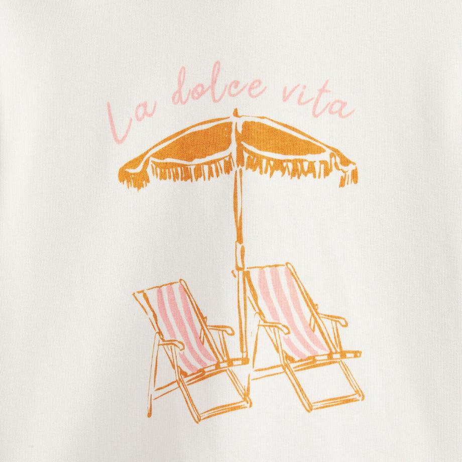 La Redoute Collections  Sweatshirt mit Rundhalsausschnitt 