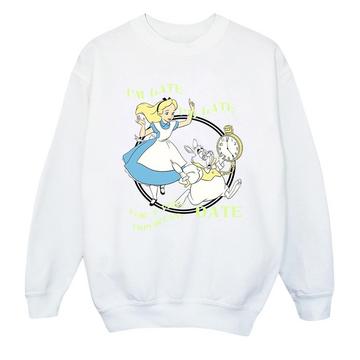Alice In Wonderland I'm Late Sweatshirt