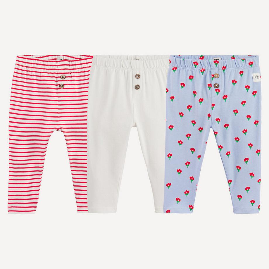 3er-Set Leggings