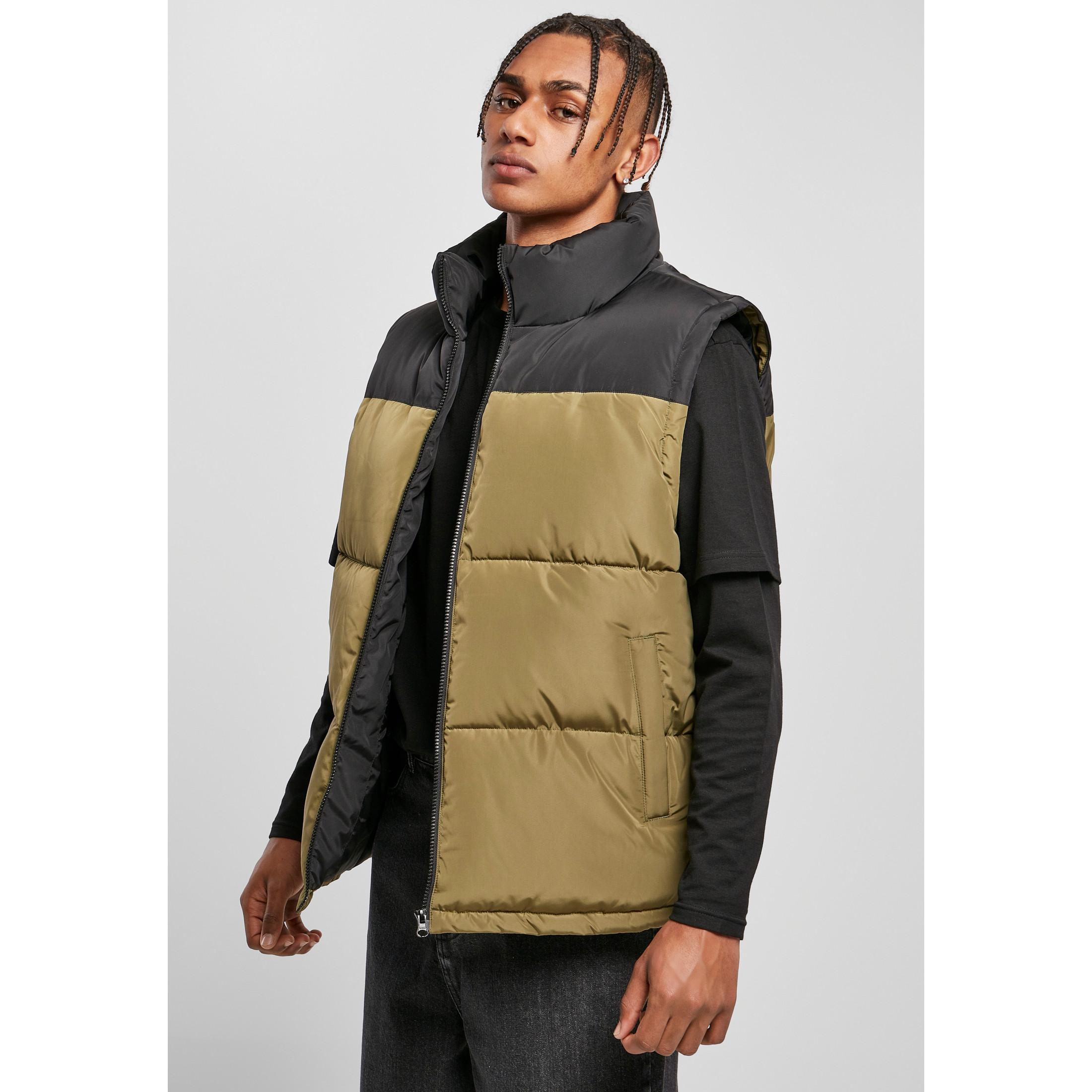 URBAN CLASSICS  jacke block puffer 