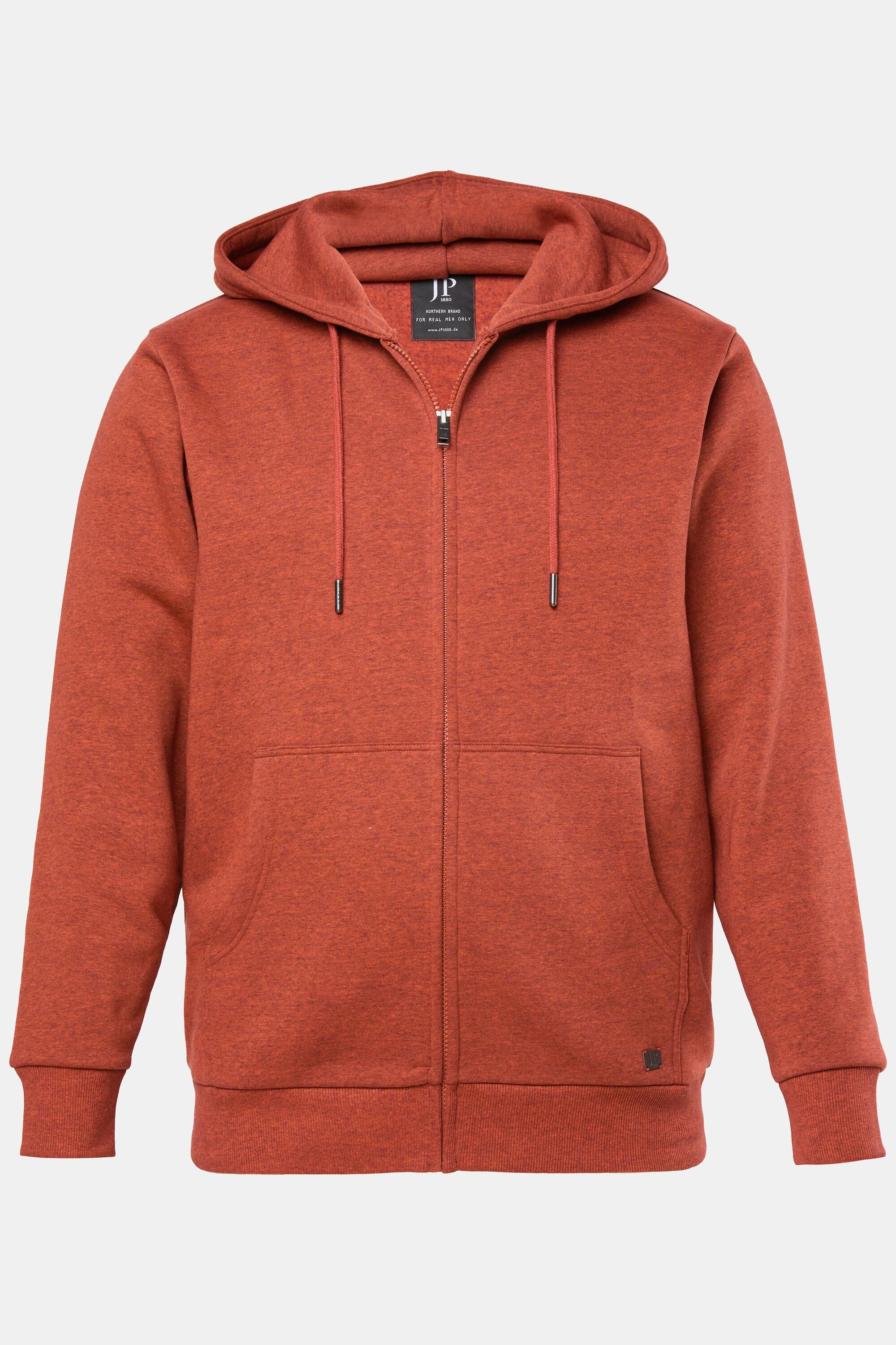 JP1880 Hoodiejacke mit Reissverschluss  