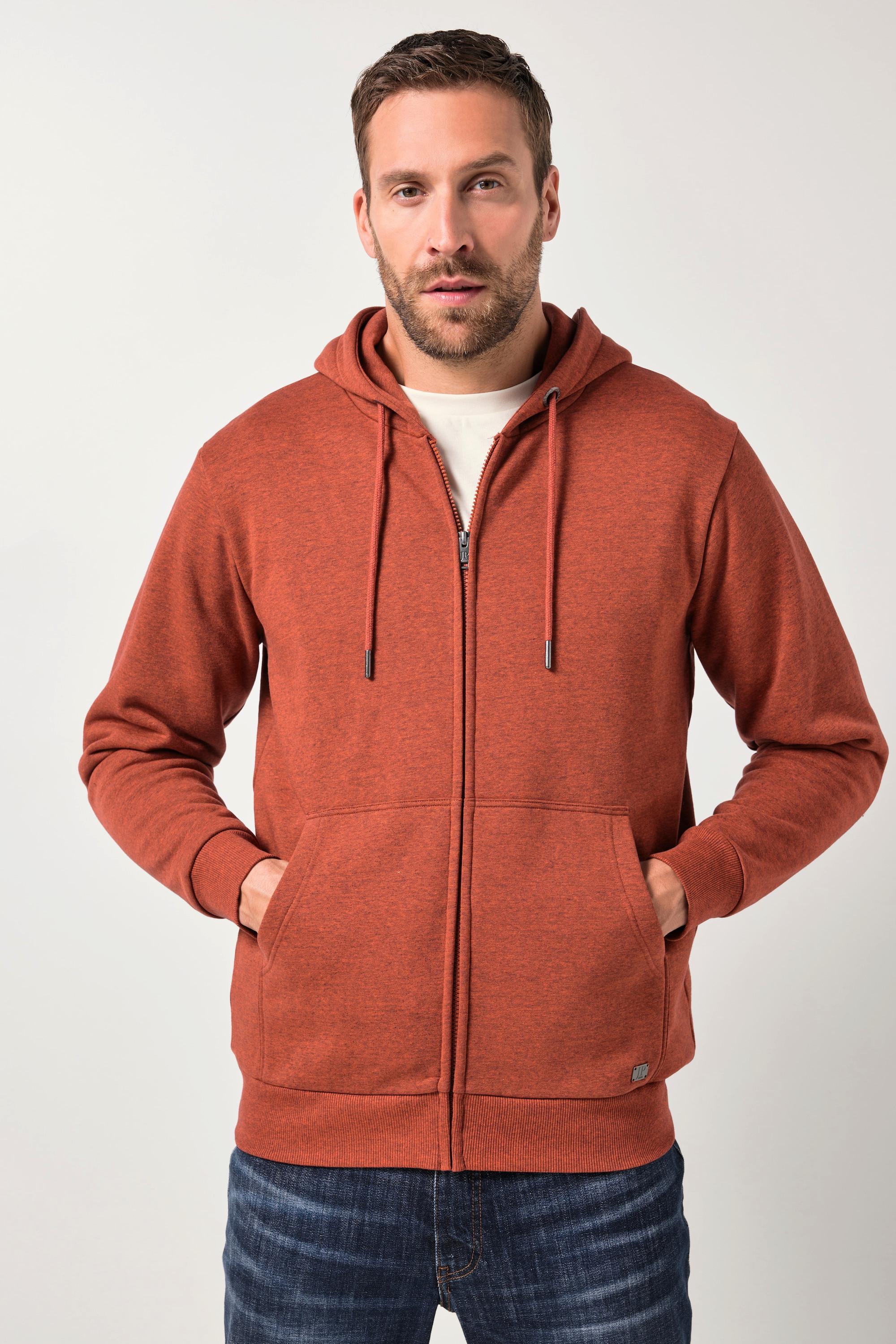 JP1880 Hoodiejacke mit Reissverschluss  