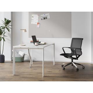 Vente-unique Scrivania professionale per 1 persona L120 cm Bianco - DOWNTOWN  