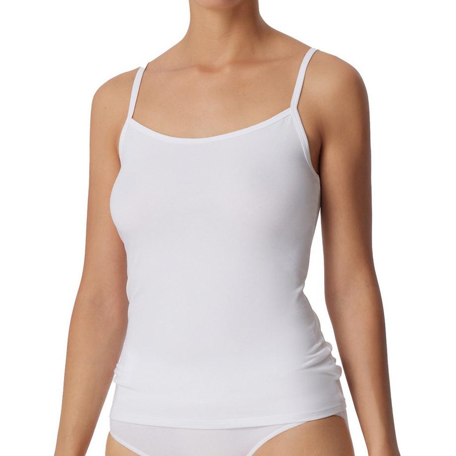 Uncover by Schiesser Lot de 6 tops à bretelles spaghetti en coton  