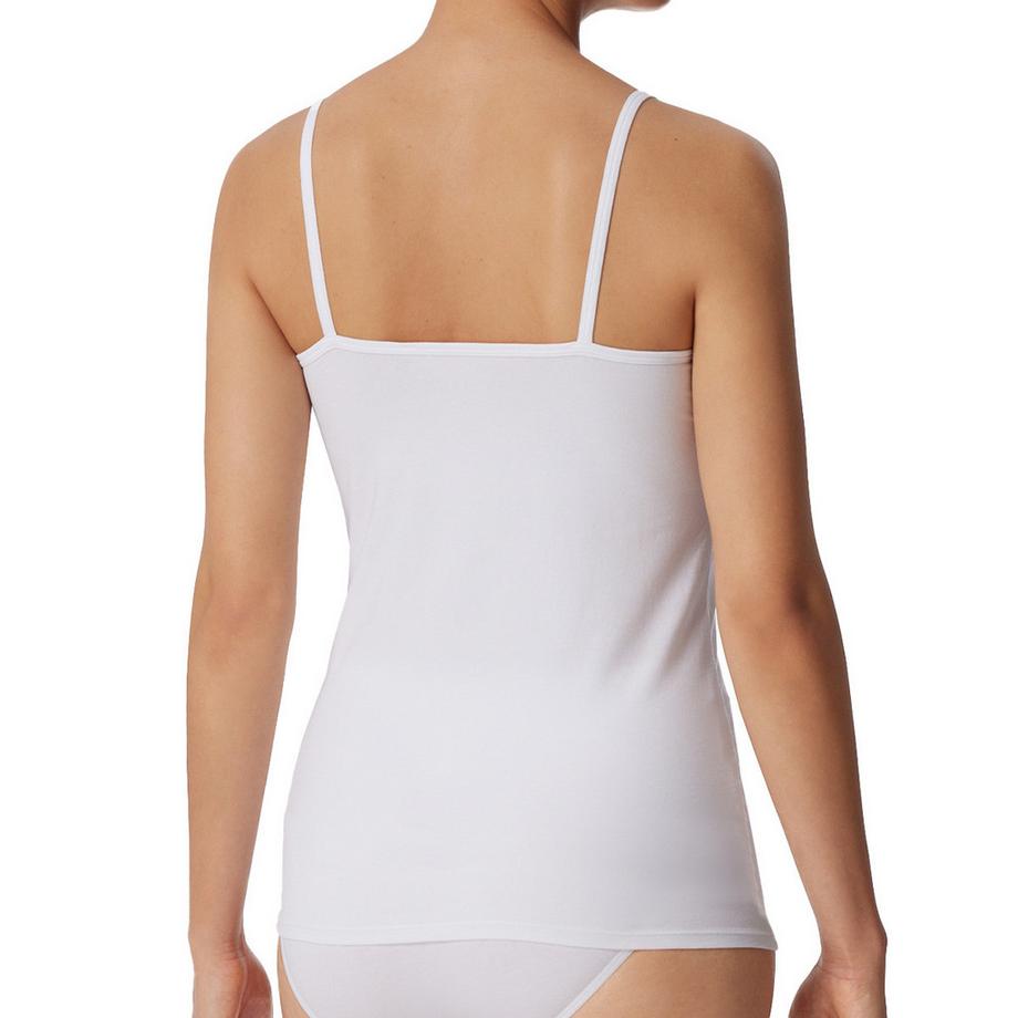 Uncover by Schiesser Lot de 6 tops à bretelles spaghetti en coton  