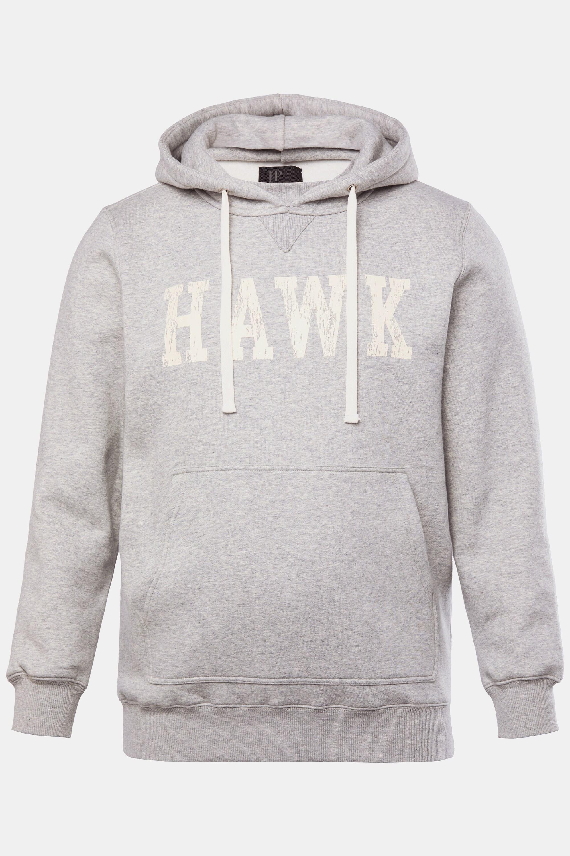 JP1880 Hoodie Kapuze Kängurutasche Brustprint  