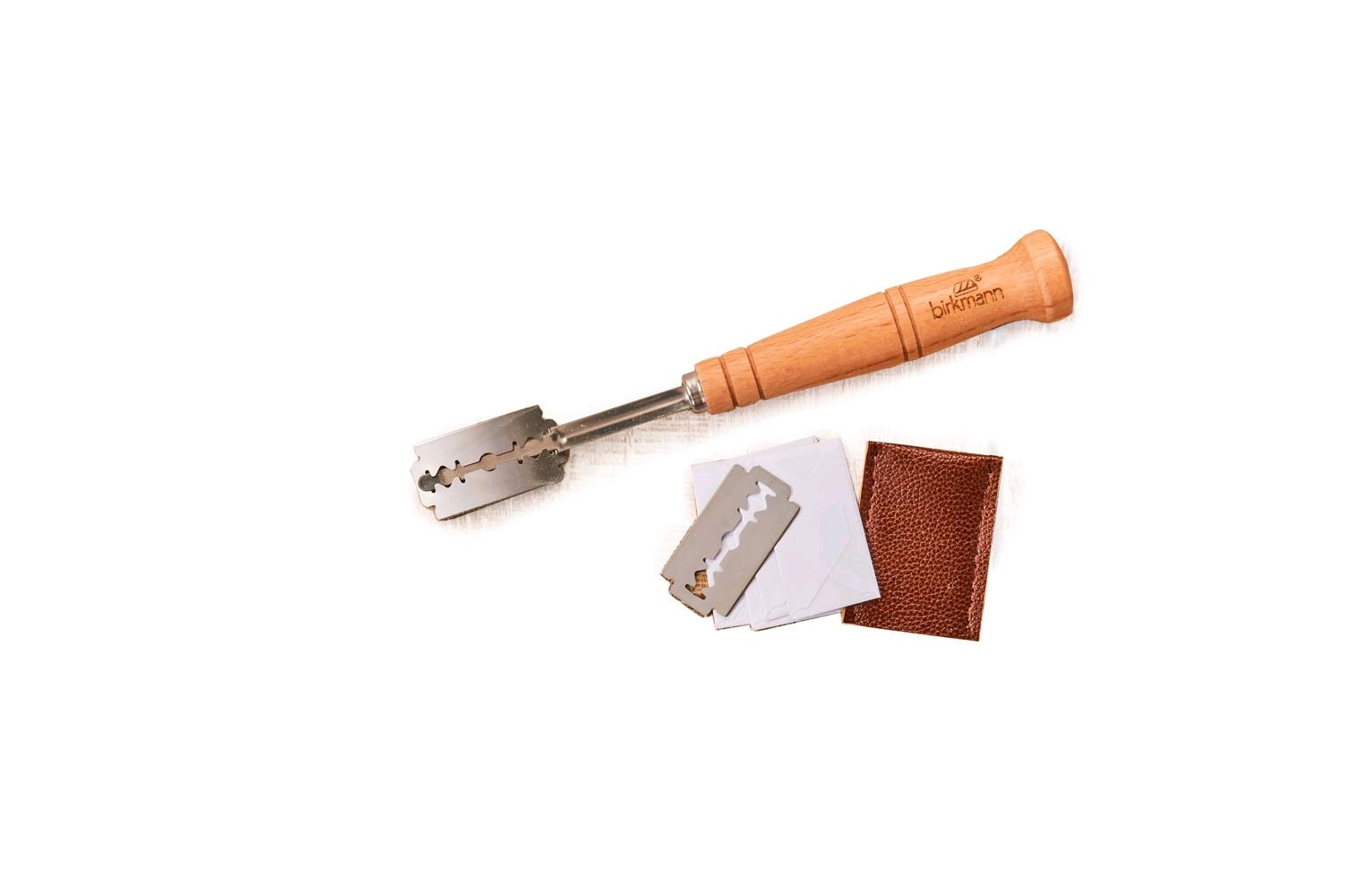 BIRKMANN  B210608 - Laib & Seele Bäckermesser 19 cm mit Holzgriff 