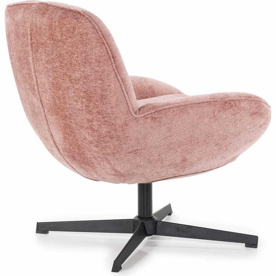 mutoni Fauteuil lounge Derby vieux rose  
