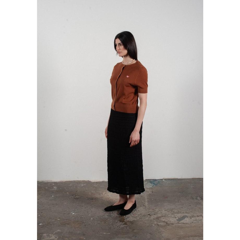 Studio Cashmere8 Frida 6 Kurzarm Rundhals Cardigan  