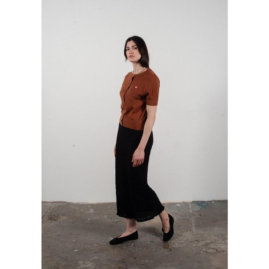 Studio Cashmere8 Frida 6 Kurzarm Rundhals Cardigan  