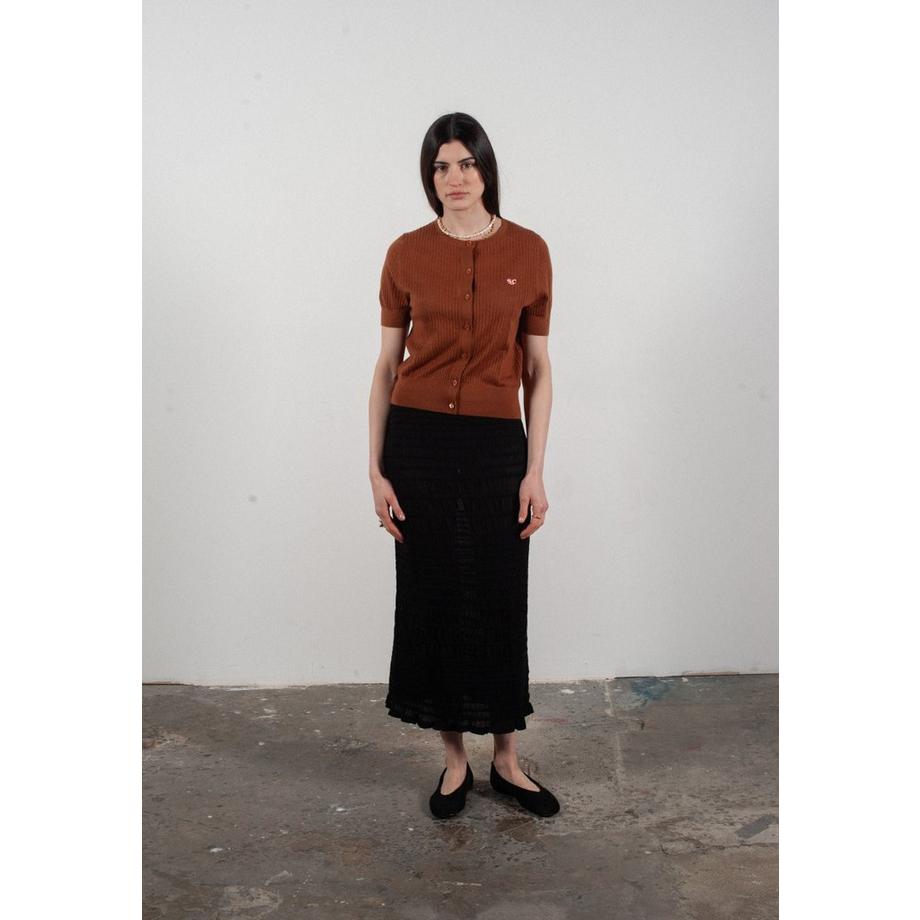 Studio Cashmere8 Frida 6 Kurzarm Rundhals Cardigan  
