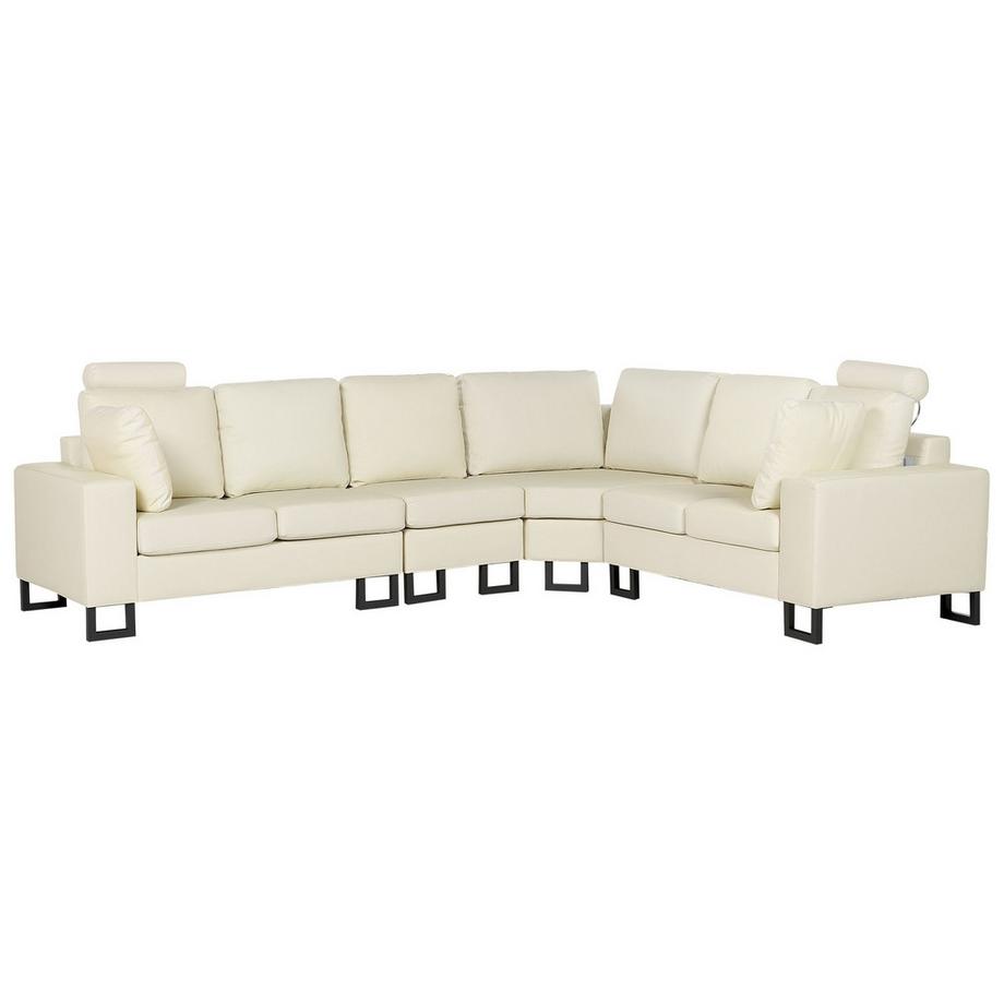 Ecksofa aus Echtleder  STOCKHOLM