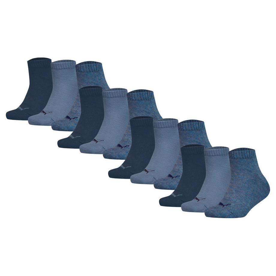 Socken  12er Pack Bequem sitzend-Plain Quarter 12P