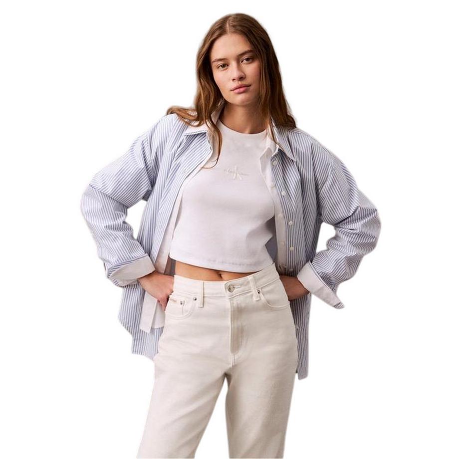 Calvin Klein  Kurzes Top, Gerippt 