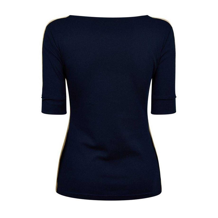 Ralph Lauren T-Shirt Manches ¾ Rayures Contrastées  