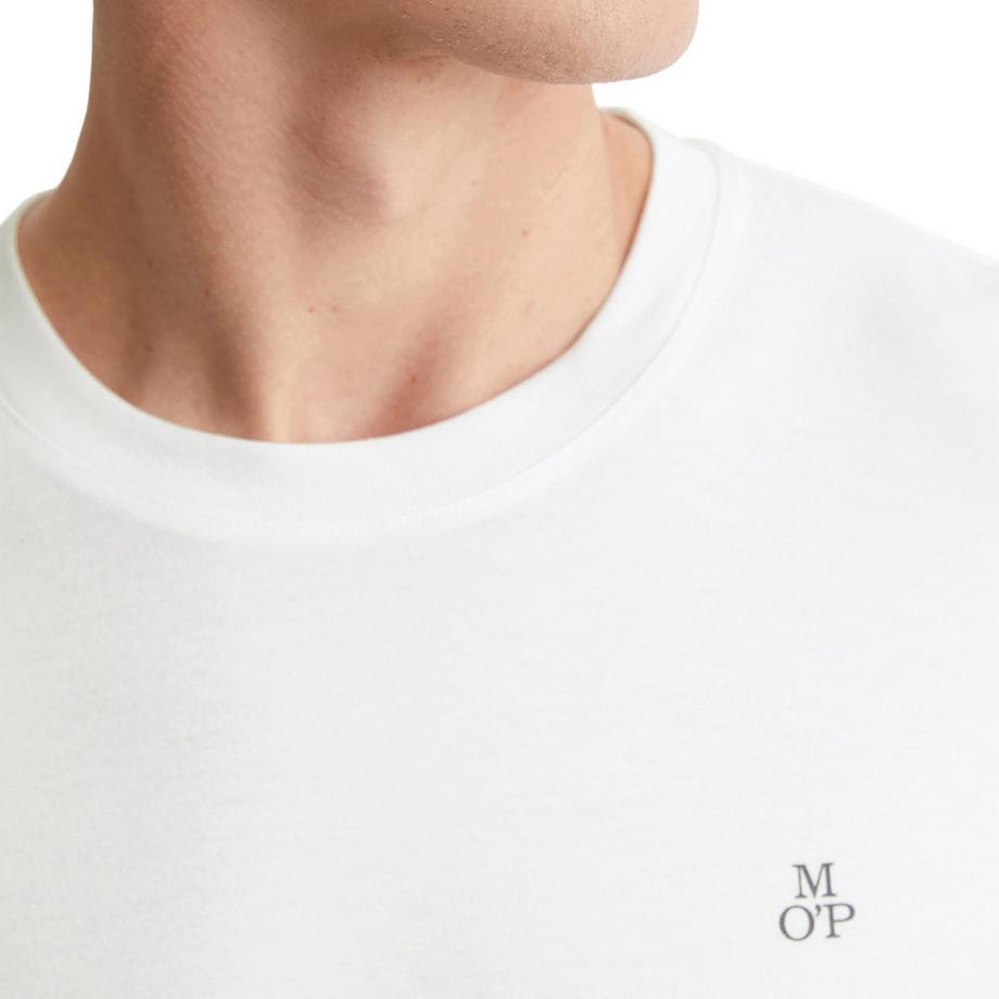 Marc O'Polo Manica lunga Vestibilità aderente Piccolo logo  
