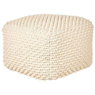 Beliani Pouf en Cotone Boho KINGRI  