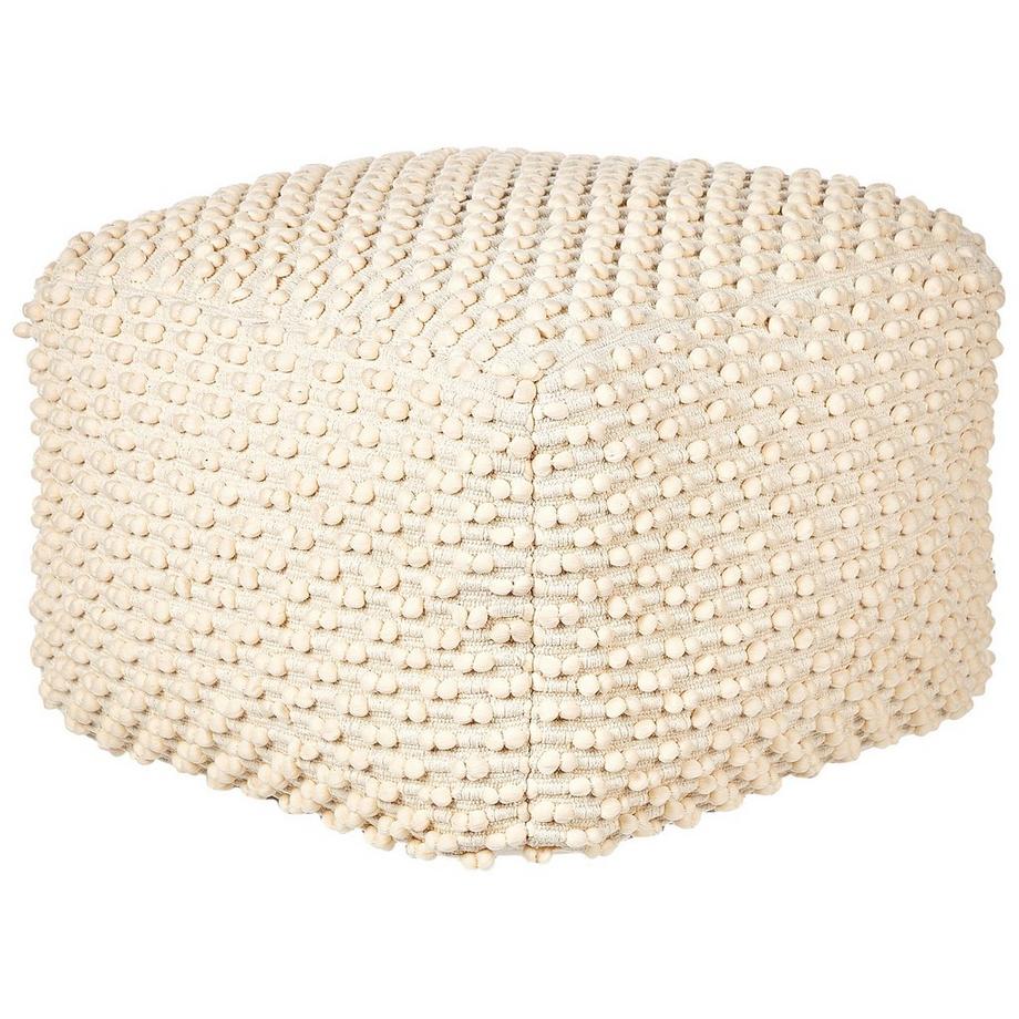 Beliani Pouf en Cotone Boho KINGRI  