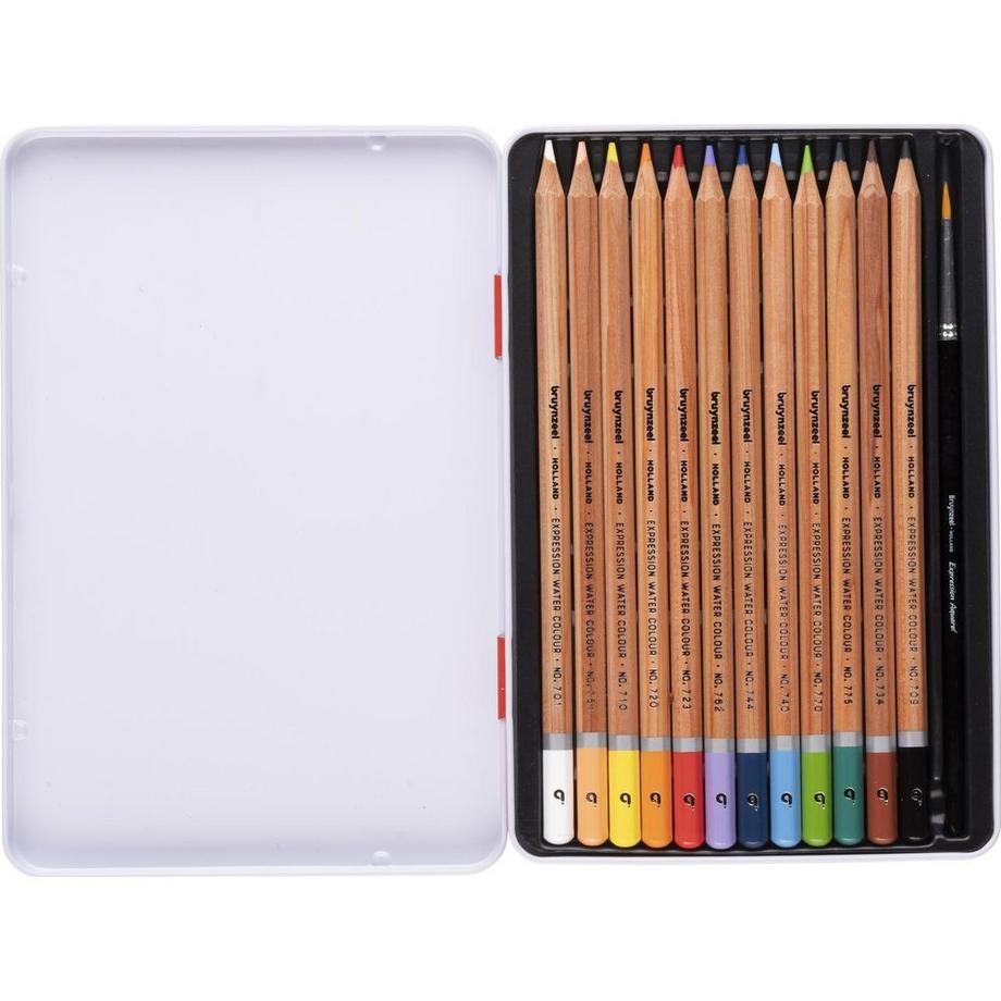 Bruynzeel BRUYNZEEL Aquarellfarbstifte Expression 60313036 36 Farben Metalletui  