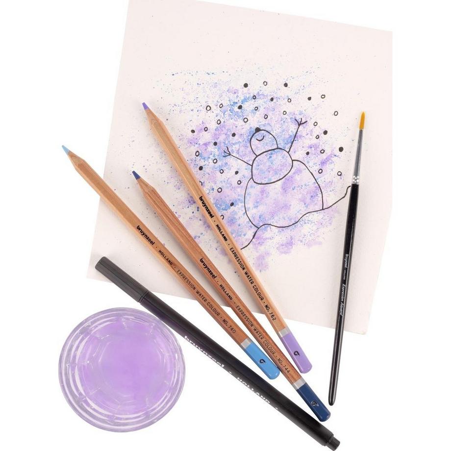 Bruynzeel BRUYNZEEL Aquarellfarbstifte Expression 60313036 36 Farben Metalletui  