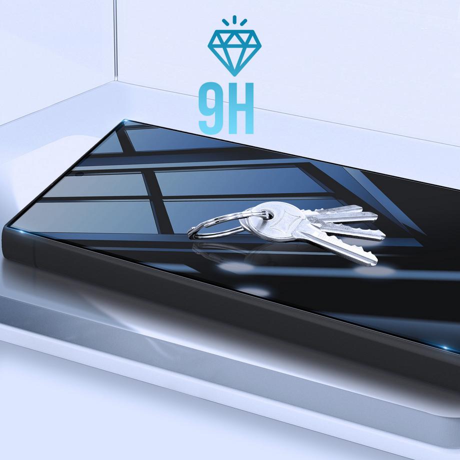 Avizar  Verre Samsung S24 Ultra Adhésif Noir 