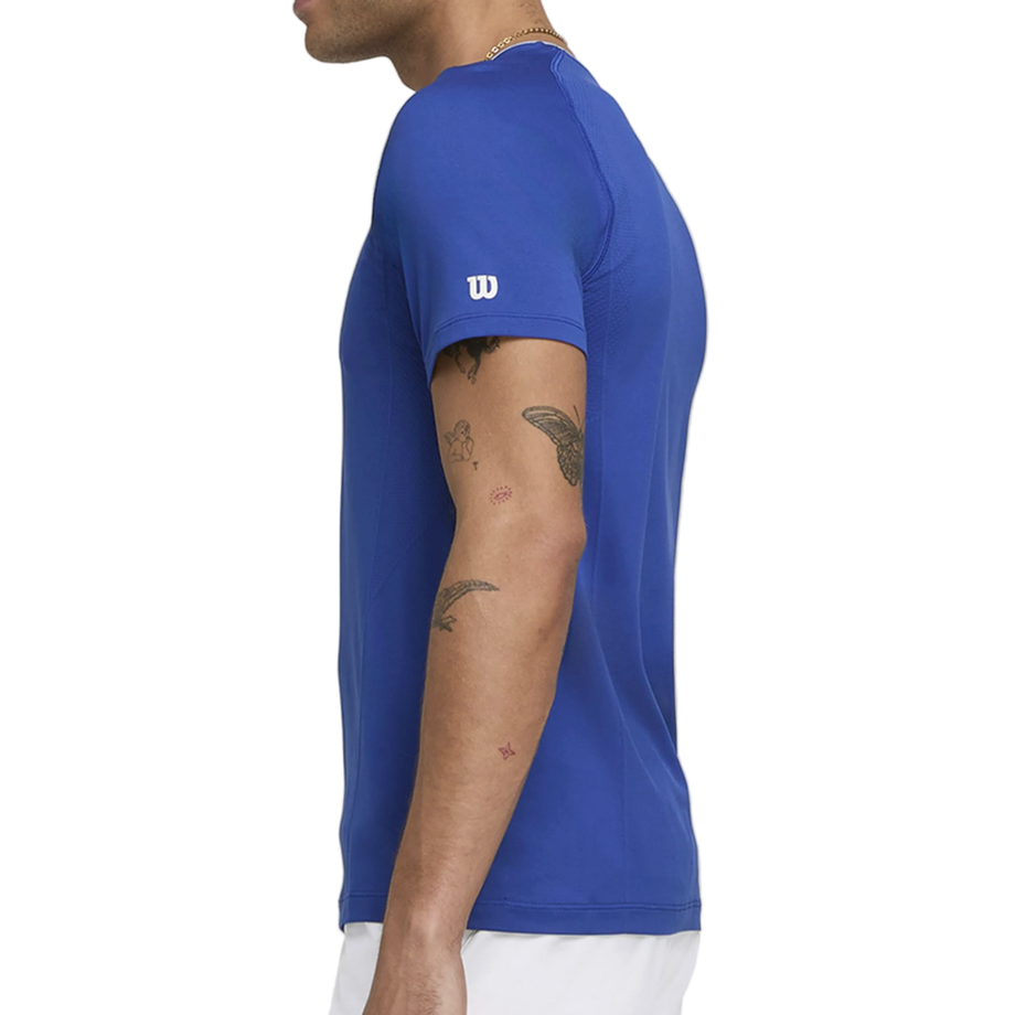 Wilson  Team Seamless Crew Homme Bleu Royal 