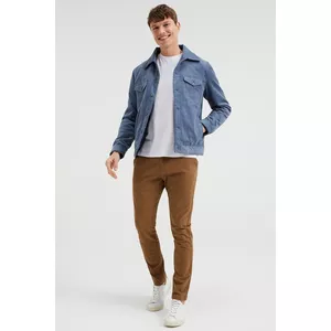 Heren Skinny Fit Effen Chino