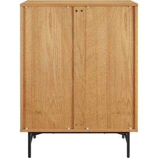 mutoni Commode Flubna nature noir haut 113  