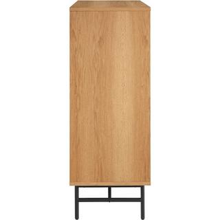 mutoni Commode Flubna nature noir haut 113  