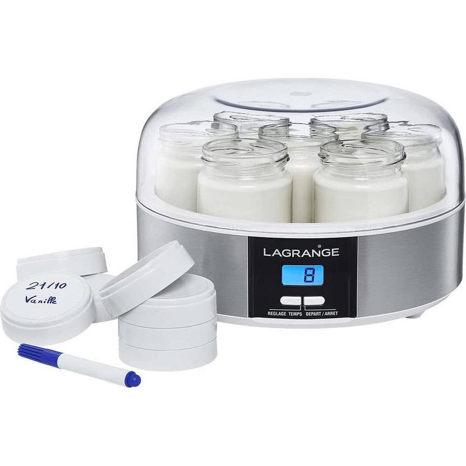 LaGrange  Yogourtière numérique 7 pièces 