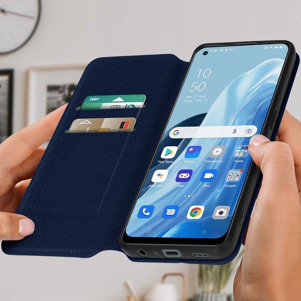 Avizar  Custodia folio Oppo Reno 8 Lite blu 