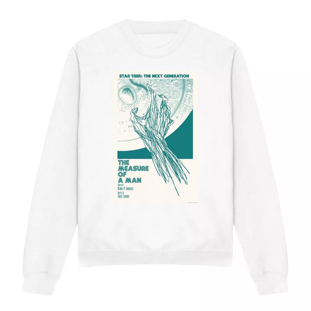 Star Trek - The Next Generation Season 2 Episode 9 Sweatshirt, für Damen, Weiss, Größe XXL