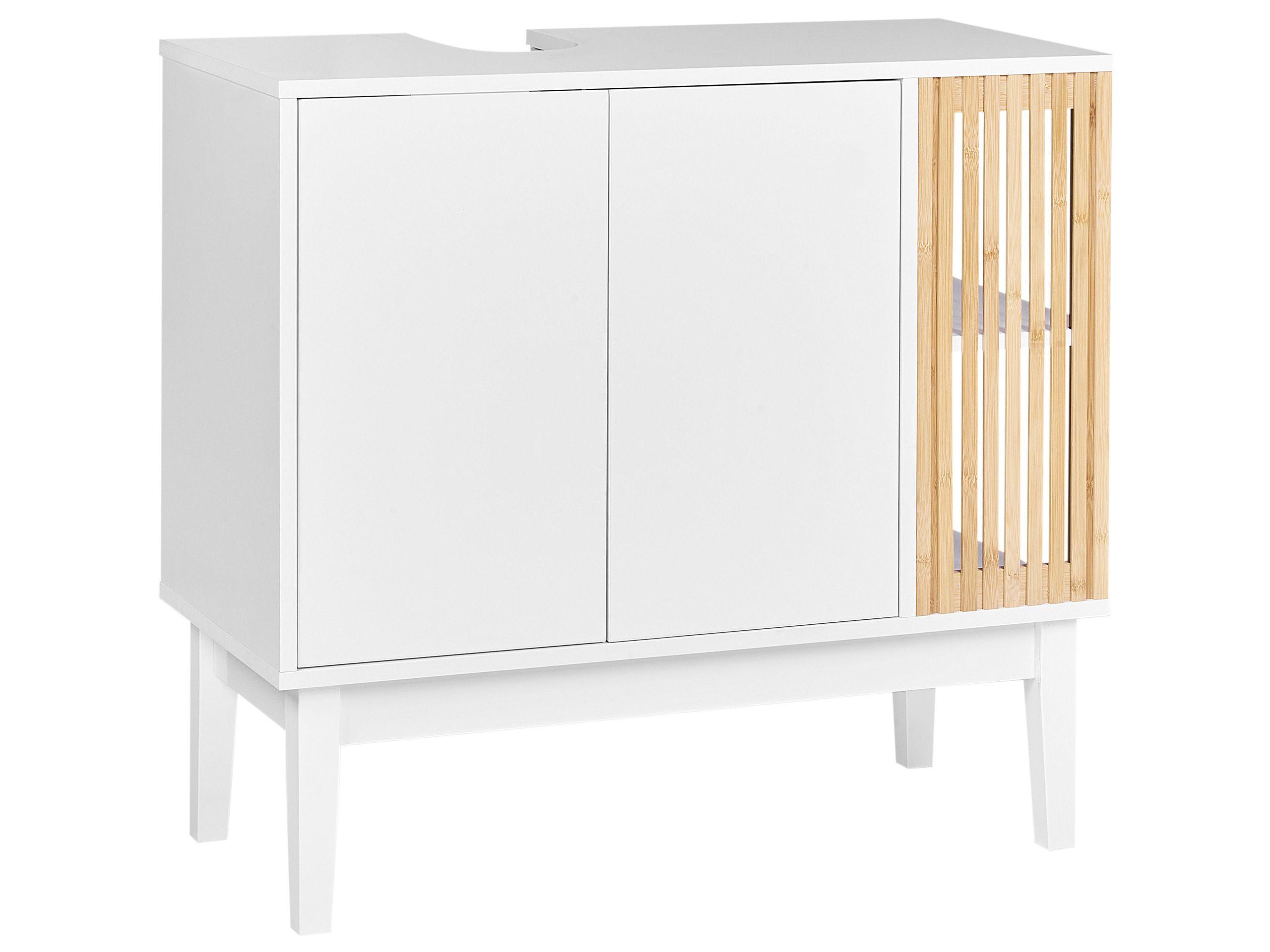 Beliani Waschbeckenunterschrank aus MDF-Platte Modern NUBES  