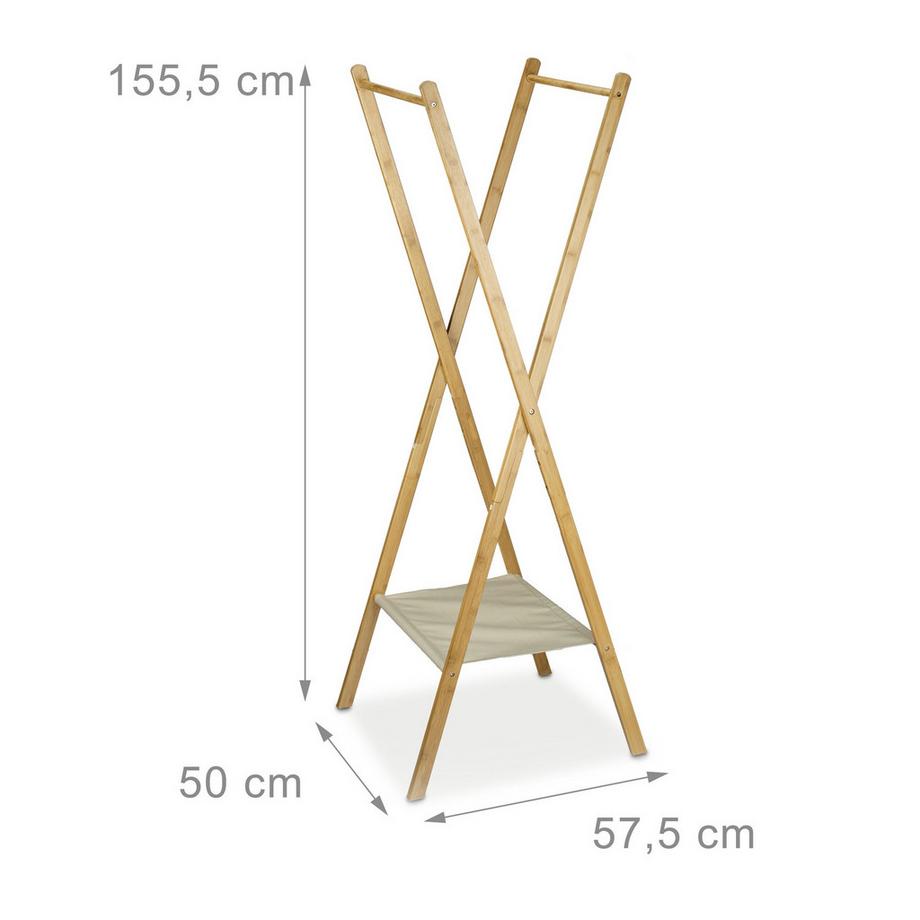 Northix Appendiabiti in bambù  