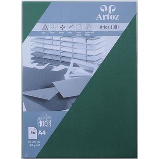 Artoz ARTOZ Couverts 1001 A4 100g, racing green 5 Stück  